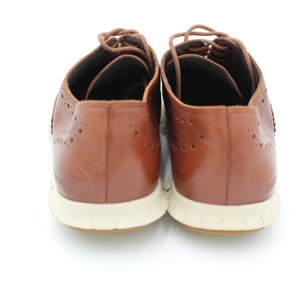 Cole Haan Zerogrand Sneaker Wingtip Oxfords Womens 9 Brown Leather Casual Shoes - Picture 4 of 8